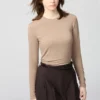 T-shirt HEATTECH en mélange de cachemire pour femme | Extra chaud