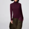 T-shirt HEATTECH en mélange de cachemire pour femme | Extra chaud | Pulls à col roulé