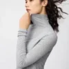 T-shirt HEATTECH en mélange de cachemire pour femme | Extra chaud | Pulls à col roulé