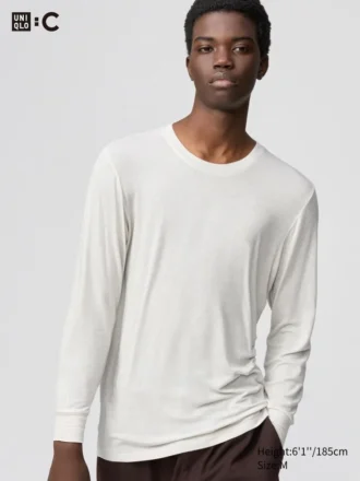 T-shirt HEATTECH Extra Warm en mélange de cachemire pour homme