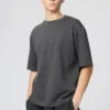 T-shirt oversize unisexe en coton AIRism | Manches courtes
