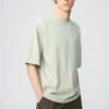 T-shirt oversize unisexe en coton AIRism | Manches courtes