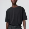 T-shirt oversize unisexe en coton AIRism | Manches courtes