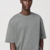 T-shirt oversize unisexe en coton AIRism | Manches courtes