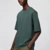 T-shirt oversize unisexe en coton AIRism | Manches courtes