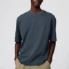 T-shirt oversize unisexe en coton AIRism | Manches courtes
