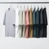 T-shirt oversize unisexe en coton AIRism | Manches courtes