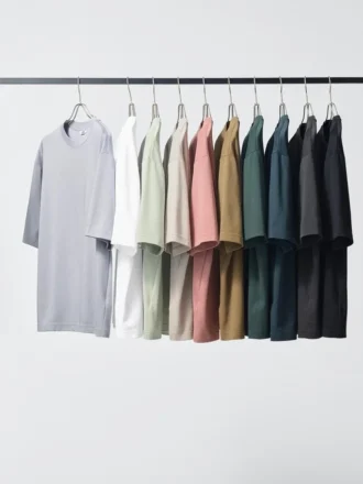 T-shirt oversize unisexe en coton AIRism | Manches courtes