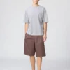 T-shirt oversize unisexe en coton AIRism | Manches courtes