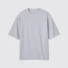 T-shirt oversize unisexe en coton AIRism | Manches courtes