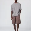 T-shirt oversize unisexe en coton AIRism à rayures