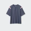 T-shirt unisexe à col Henley