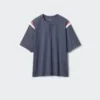 T-shirt unisexe à col Henley
