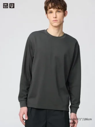 T-shirt unisexe en coton AIRism | T-shirts manches longues