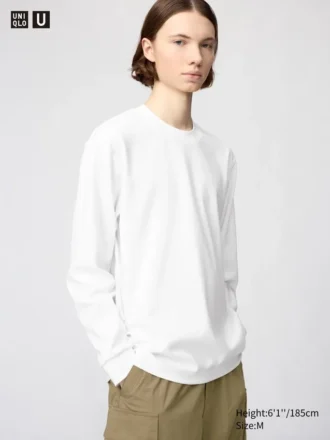 T-shirt unisexe en coton AIRism | T-shirts manches longues