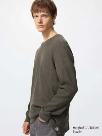 T-shirt unisexe en tissu gaufré