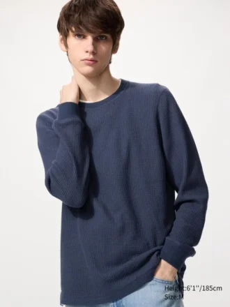 T-shirt unisexe en tissu gaufré