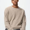 T-shirt unisexe en tissu gaufré