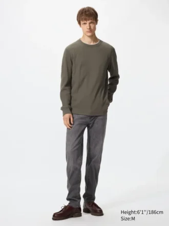 T-shirt unisexe en tissu gaufré
