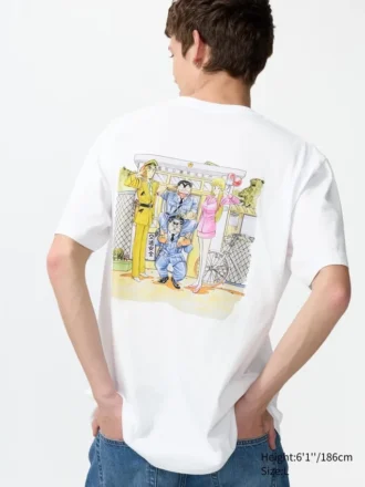 T-shirt unisexe Mangas UT Shueisha 100e | Kochira Katsushikaku Kamearikoenmae Hashutsujo