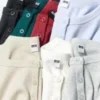 T-shirts à col henley côtelé pour femme