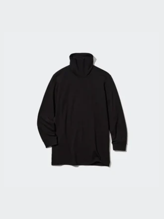 T-shirts à col roulé et manches longues HEATTECH Cotton pour homme (Extra chaud) (Édition 2022)