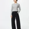 T-shirts à côtes souples pour femme | T-shirts manches longues