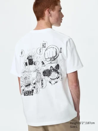 T-shirts graphiques Mangas Ut Shueisha 100e anniversaire pour homme | One Piece