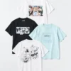 T-shirts graphiques Mangas Ut Shueisha 100e anniversaire pour homme | One Piece