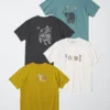 T-shirts graphiques unisexes Ukiyo-E Animals UT