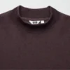 T-shirts manches longues et col montant en jersey brossé pour homme
