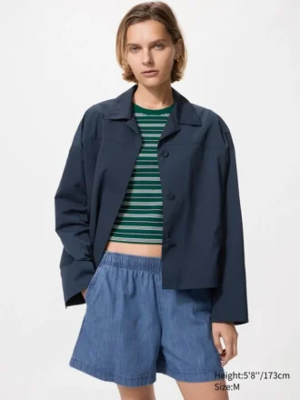 Veste courte à col ouvert pour femme Veste courte à col ouvert pour femme