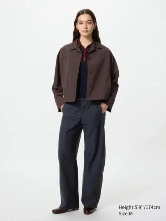 Veste courte à col ouvert pour femme Veste courte à col ouvert pour femme