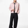 Veste courte à col ouvert pour femme