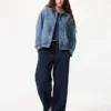 Veste trucker en denim unisexe